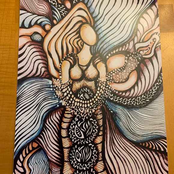 Goddess of Inspiration- 8 by 10 print of original - Picture 3 of 5